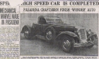 Article on Chancellor car; photo provided by Joseph Auch.